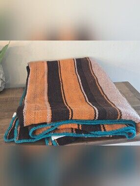 Sumaq Qara Peruvian Blanket/ Rug Handmade Sheep Wool -Peruvian Designs